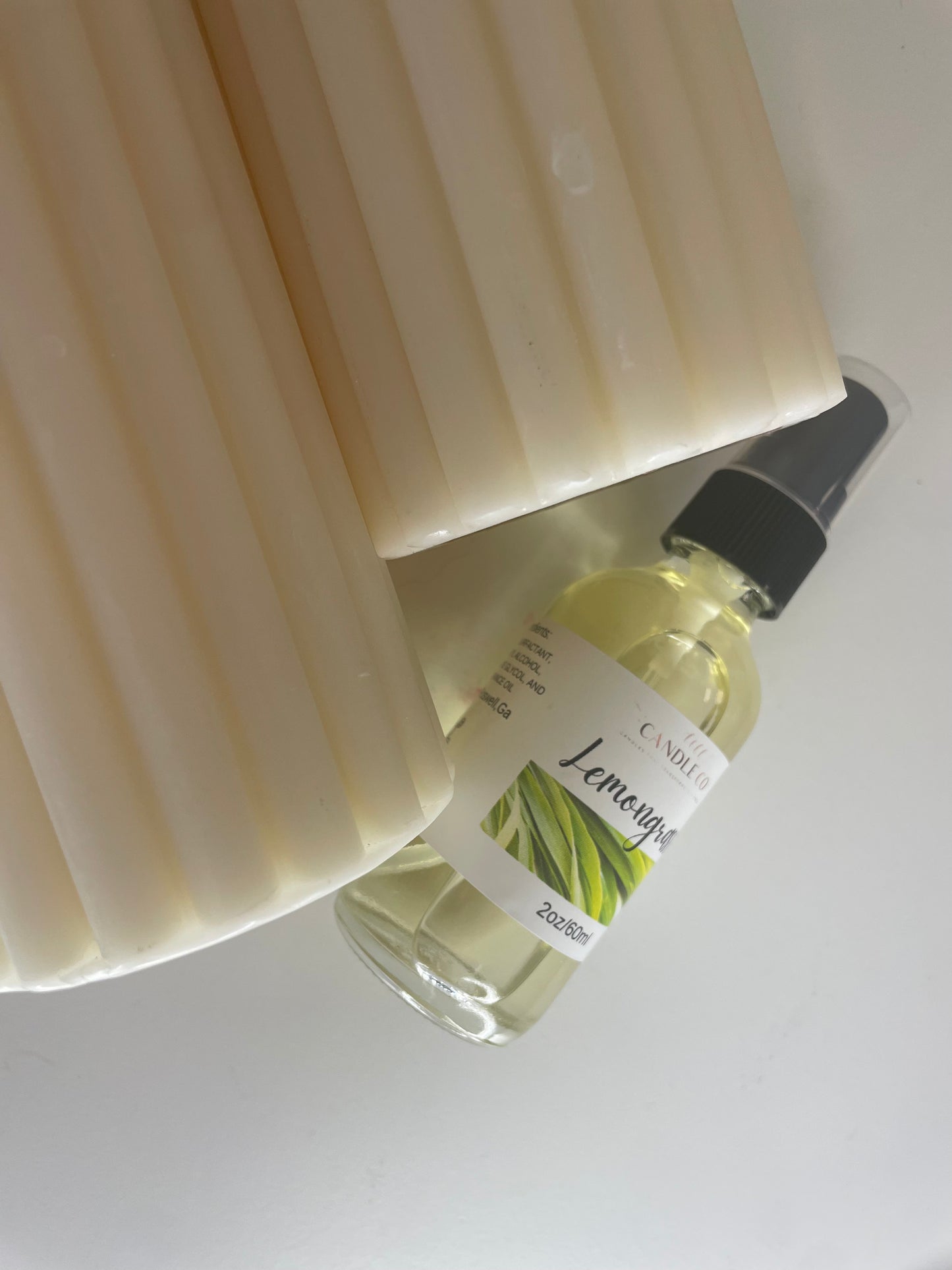 Lemongrass Linen/Room Spray that has a delicate aroma!