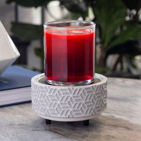 2-IN-1 WARMER - STONE HEXAGON